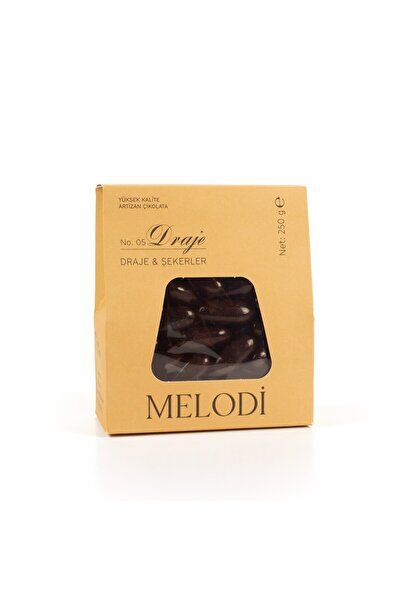 Melodi Çikolata Bitter Çikolatalı Portakal Draje 250 gr