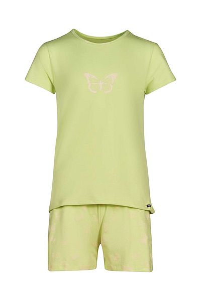 Skiny Mädchen Schlafanzug Set 2 tlg.- Every Night at Skiny, Pyjama-Kurs, Kinder, Streifen, 140-176