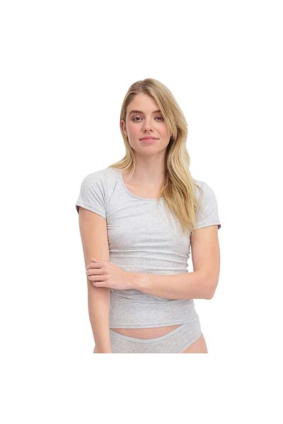 Bamboo Basics KATE Damen Modification – 4er-Pack Unterhemd, Rundhals, Single-Jersey