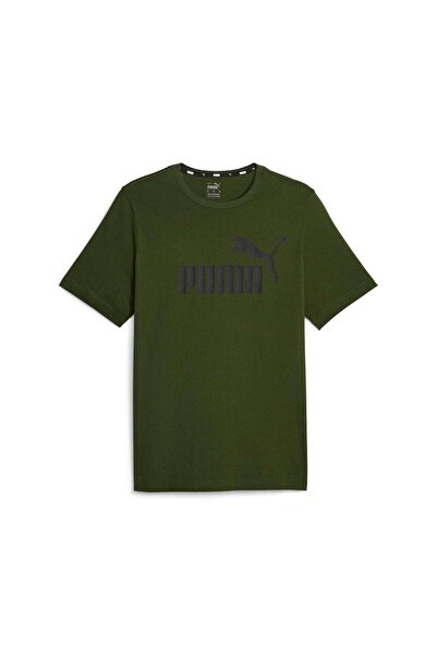 Puma Herren T-Shirt - ESS Logo Tee, Rundhals, Baumwolle, uni