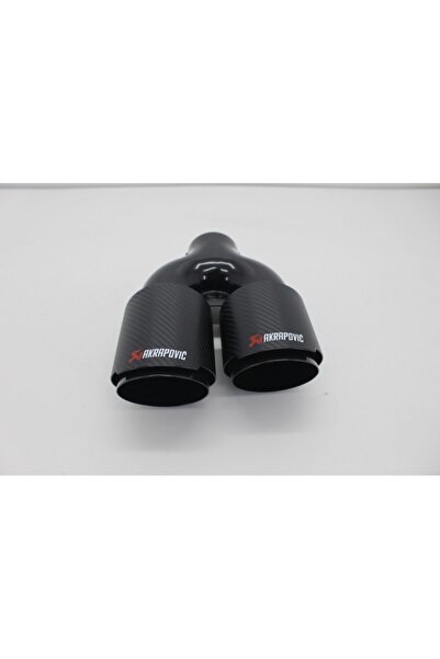 Akrapovic Akrapoviç Çiftli Karbon Egzoz Ucu 2x90 Uyumlu Siyah Sağ