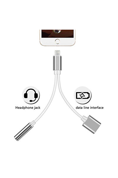 Deppo Trend Apple iPhone 14 13 12 11 X 8 7 Uyumlu Kulaklık Çevirici Lightning Dönüştürücü Bluetooth Gerektirmez