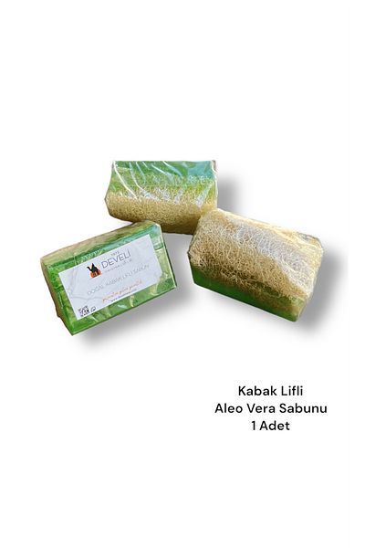 Develi 1973 Natural Soap with Pumpkin Fiber Aleo Vera
