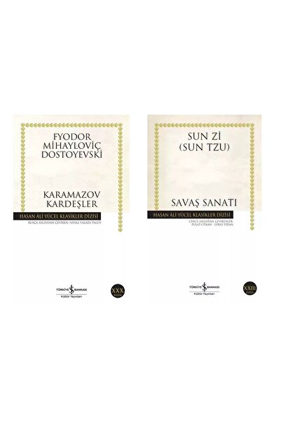 TÜRKİYE İŞ BANKASI KÜLTÜR YAYINLARI Set- Karamazov Kardeşler - Savaş Sanatı S...