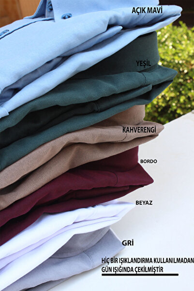 Varetta Cămașă din denim cu mânecă lungă din lycra, albastru deschis, cu buzunar dublu