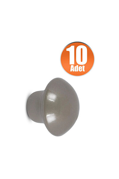 ARON (10 ADET) Sedef Mantar Düğme Kulp (SATEN) Tv Ünite Çocuk Odası Çekmece K...