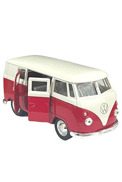 WELLY 1963 Volkswagen Classic T1 Bus Kırmızı