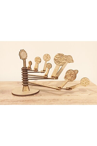 STEM ATÖLYESİ Güneş Sistemi Modeli 3D Ahşap
