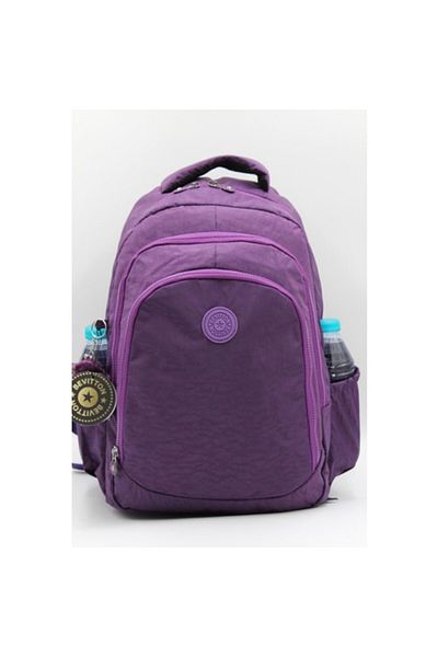 Bevitton Pmr Crinkle Waterproof Fabric Unixes Purple Backpack 6800