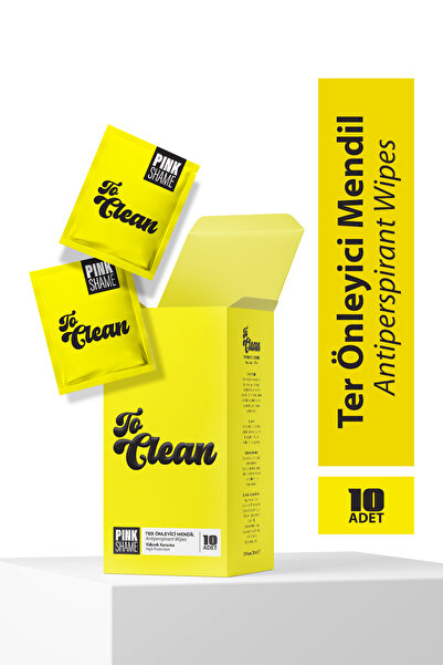 Pink Shame PİNK SHAME TOO CLEAN Ter Önleyici mendil