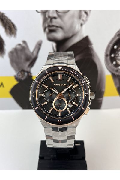 Quantum SPORTS STEEL MEN'S WRISTWATCH 10 ATM WATERPROOF