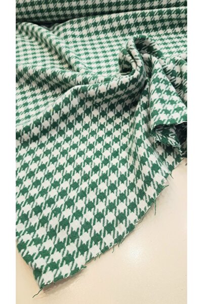 Safir Kumaş Yumuşacık Yünlü Kazayağı Desen 2.5Metre