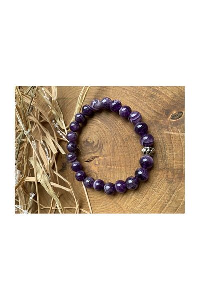 AYZE DOĞALTAŞ Amethyst Bracelet - Stylish and Comfortable