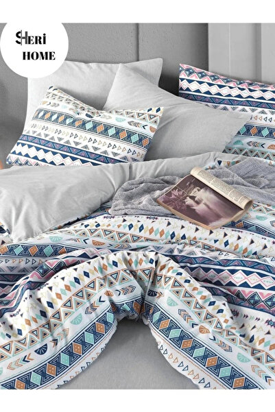 Sheri Home Basic Orange Легко прасується Двоспальний комплект постільної біли...