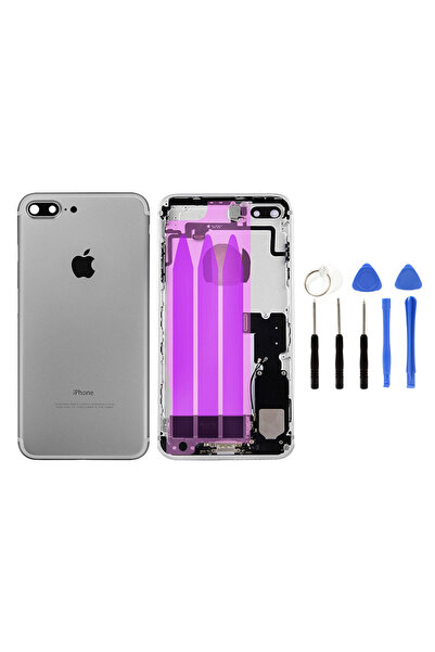 instatech Apple Iphone 8 Plus Dolu Kasa + Tamir Montaj Seti - Silver