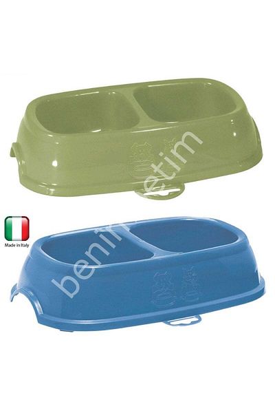Stefanplast Dog Food and Water Bowl 2 x 400 ml