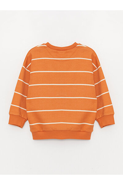 LC Waikiki Crew Neck Long Sleeve Baby Boy Sweatshirt and Trousers 2-Piece Set