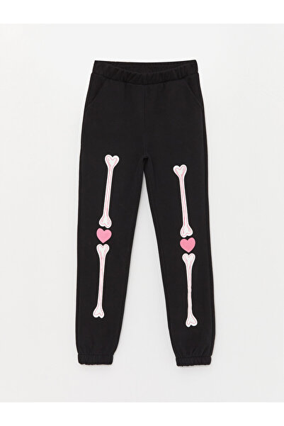 LC Waikiki Lányok - Nyakú, nyomott hosszú ujjú pulóver és melegítőnadrág