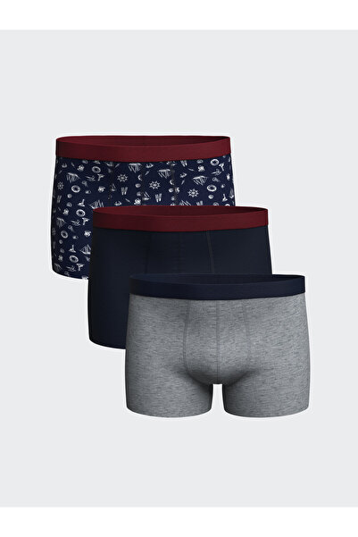 LC Waikiki Szabványos forma, rugalmas szövet férfi boxer 3 részes