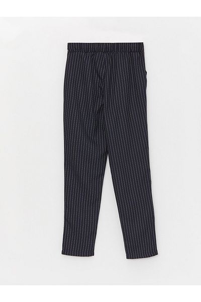 LC Waikiki Striped Elastic Waist Trousers for Girls
