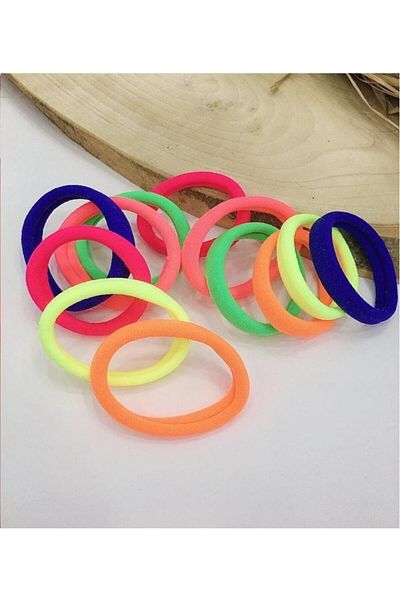 DZC KUZENLER AVM 12 Pieces Towel Hair Clip Colorful Durable Hard Flexible Rubber