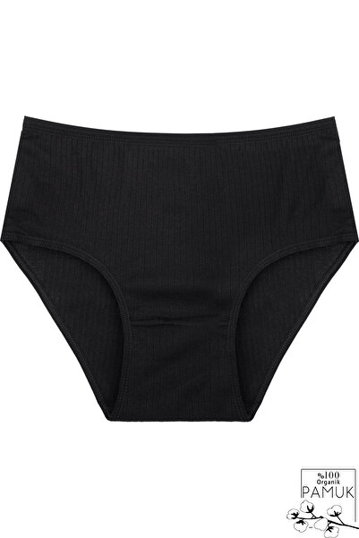 Humaone Pachet de 8 chiloți bato cu nervuri mixte cu talie înaltă Bt2-e3