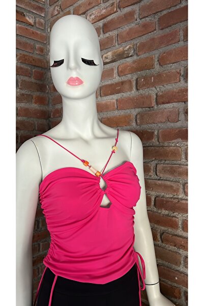 Dilvin 50161 Boncuk Detaylı Bluz
