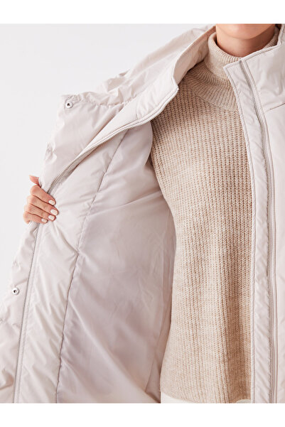 LC Waikiki Női puffos kapucnis kabát