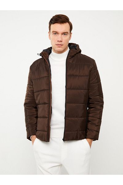 LC Waikiki Pánská bunda Puffer s kapucí – standardní střih