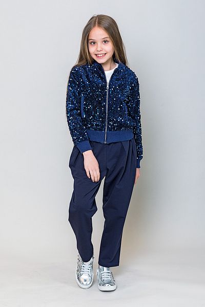 incity Girl's Slouchy Trousers with Elastic Waist
