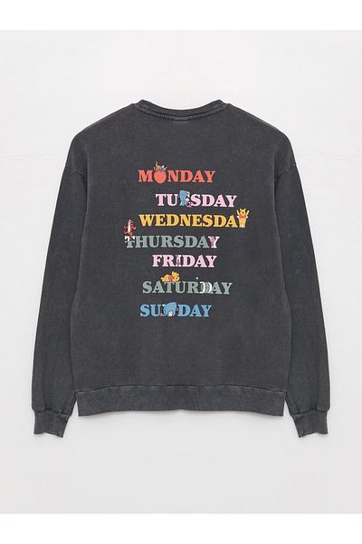 LC Waikiki Těhotenská mikina s dlouhým rukávem a potiskem Medvídek Pú od Crew Neck