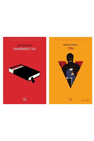 İthaki Yayınları Fahrenheit 451 Ray Bradbury - 1984 George Orwell