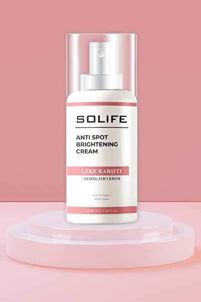 SOLIFE Anti Spot Leke Karşıtı Aydınlatıcı Krem 50 ml