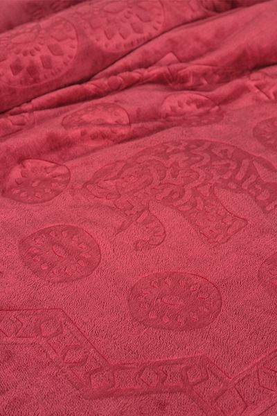 Karaca Home Elephant Sarabi Double Soft Embosy Blanket