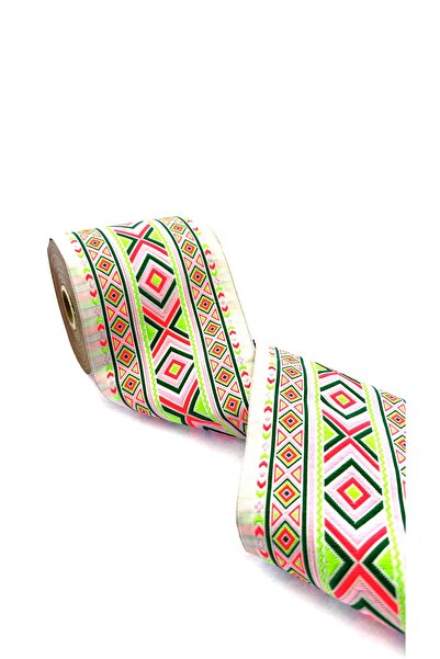 FANTASTIC KURDELE Етнічний візерунок тканий бордюр стрічка (10 см ширина - 10...