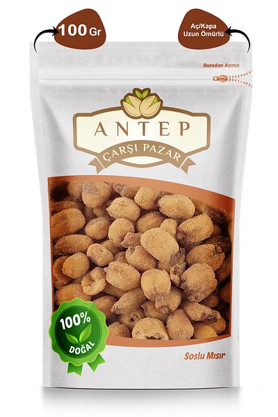 Antep Çarşı Pazar Corn with Bbq Sauce - 100 Gr.