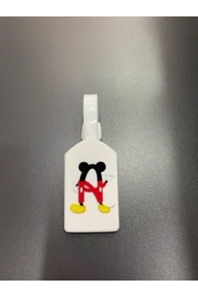 Seyahataksesuar Travel accessory Mickey designed letters luggage handbag suitcase label