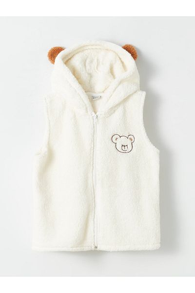 LC Waikiki LCW Kids Girl's Hooded Plush Vest