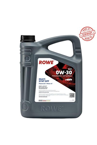 ROWE HIGHTEC MULTI SYNT DPF SAE 0W-30 MOTOR YAĞI 4 LİTRE