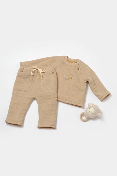 BabyCosy Organic Muslin Top & Bottom Set
