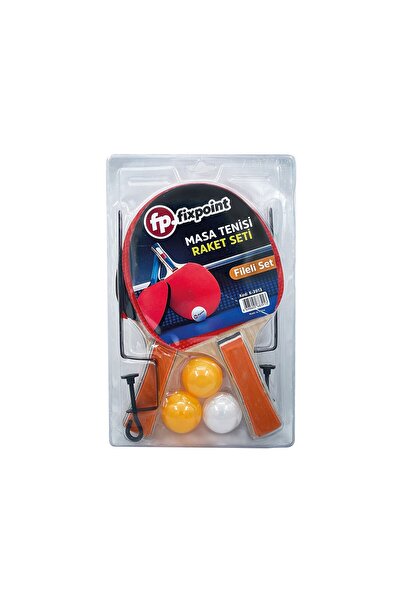 FixPoint مضرب تنس الطاولة مع شبكة + 3 كرات FixPoint K-3913