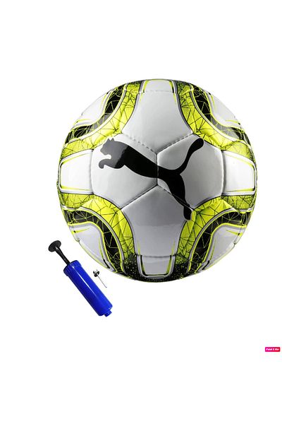 keufman Final 5 5 Liner Suitable for All Floors No: 5 Hand Stitched Training Football Ball + Pump
