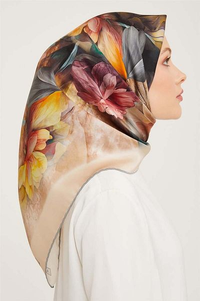 Armine Sura Silk Scarf 23Ka9001D01