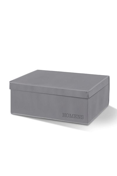 HOMENS 1 Piece - Base Box - Multi-Purpose Laundry Storage Organizing Storage Box with Velcro Cover 50X40X19