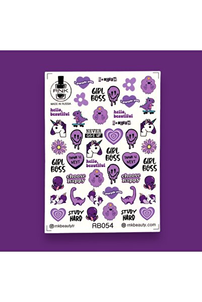 RONIKI RONİKİ SU TRANSFER NAİL ART STİCKER