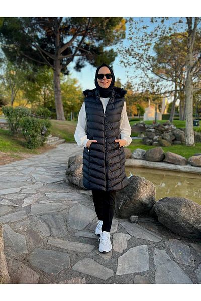 Parla moda Meltem Full Filling Women's Puffer Vest