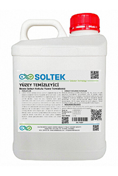 SOLTEK Yüzey Temizleyici-Beyaz Sabun Kokulu Yüzey Temizleyici 5kg