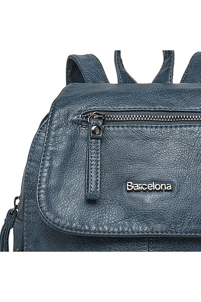 BARCELONA 21K Rucsac de damă din piele spălată mărime medie 21-K Barcelona 1675