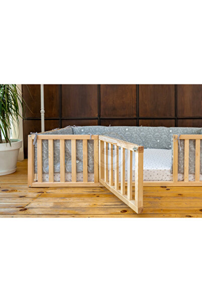 woodandmontessori Montessori Kapılı Ahşap Çocuk Yatağı