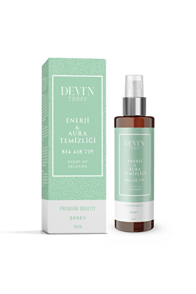 DEVİN THERAPY Enerji & Aura Temizliği Sprey Uçucu Ve Sabit Yağ Karışımı Aroma...